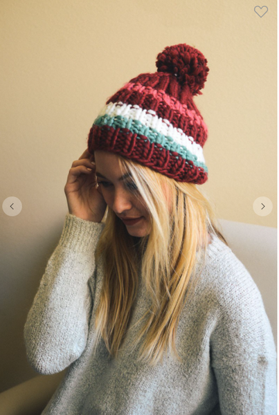 Warmth In Style Knit Pom Beanie