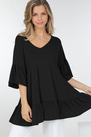 Basic Trends Black Blouse