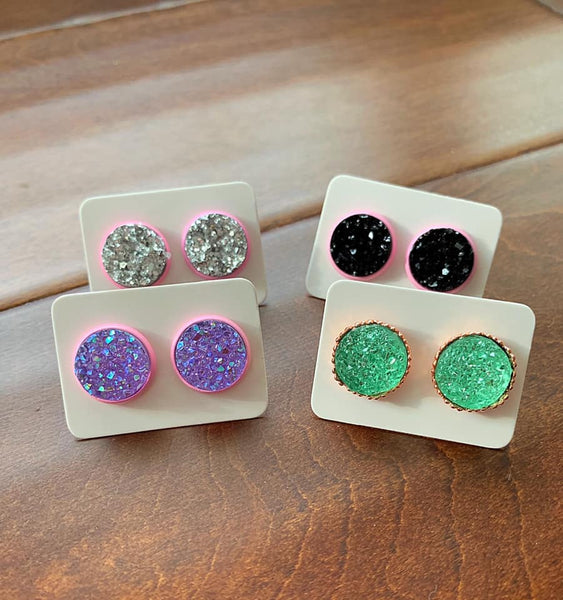 Spring Fling Druzy Earrings