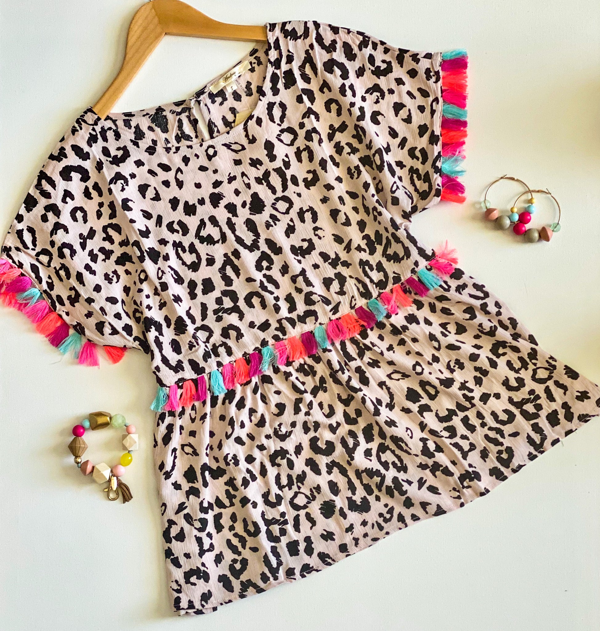 Go Wild Leopard Babydoll Top