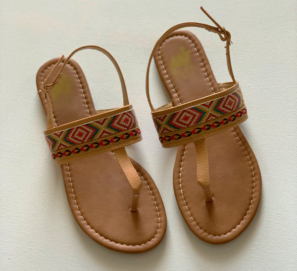Roam West Nude Sandals